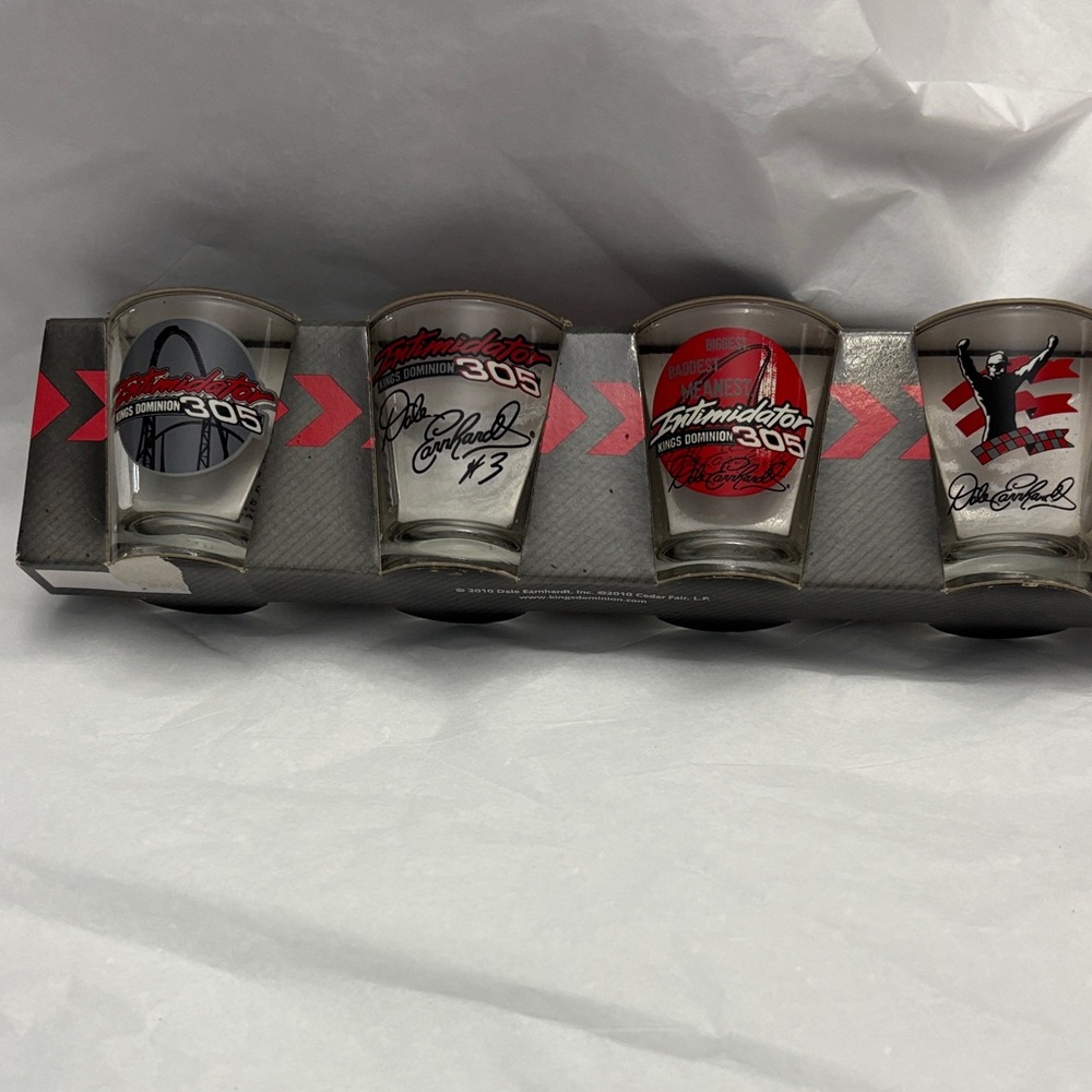 Dale Earnhardt Intimidator 305 Kings Dominion Shot Glass Set